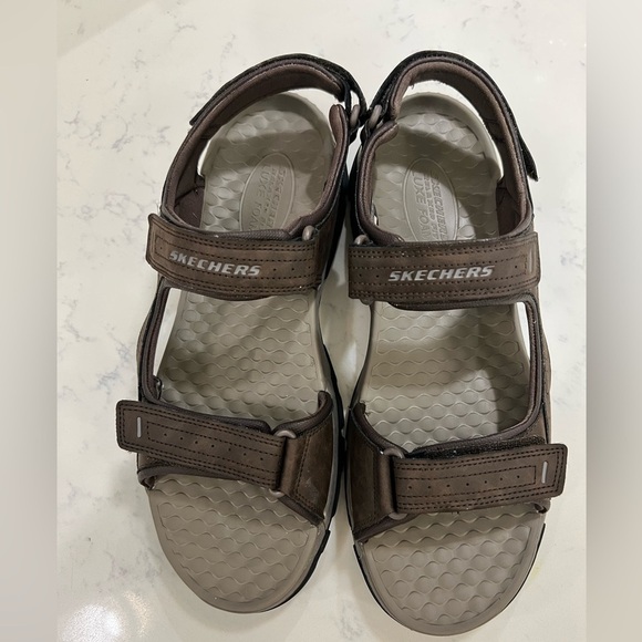 Skechers Other - Skechers Dark Brown Open-Toe Sandals